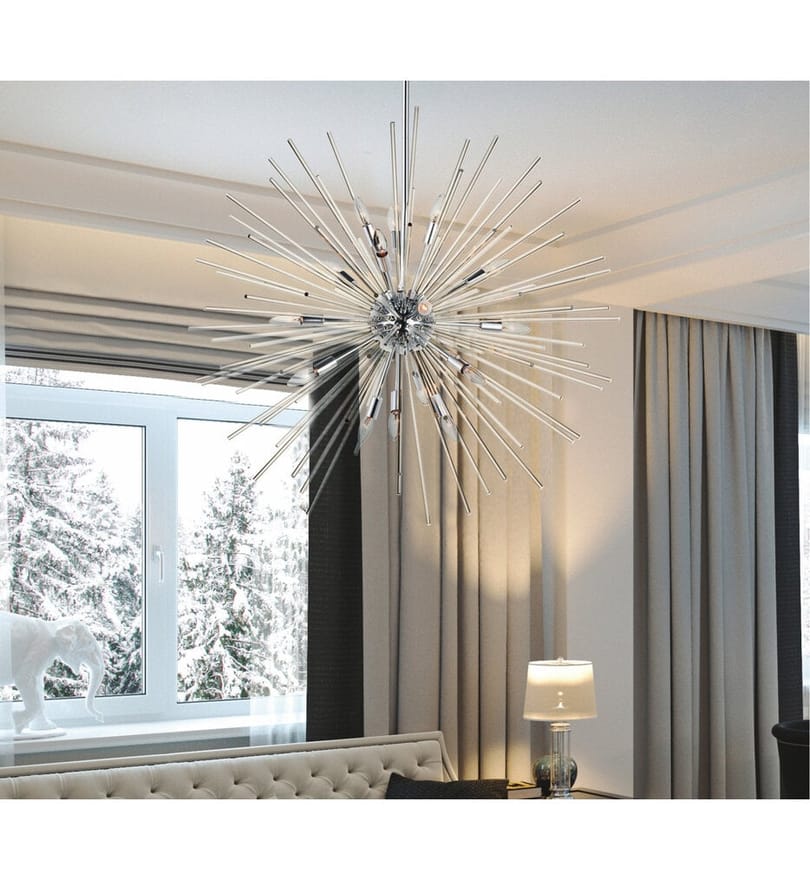 Maxim Lighting - 28666CLPC - Polaris 40" Chandelier by Maxim Lighting - Image 8