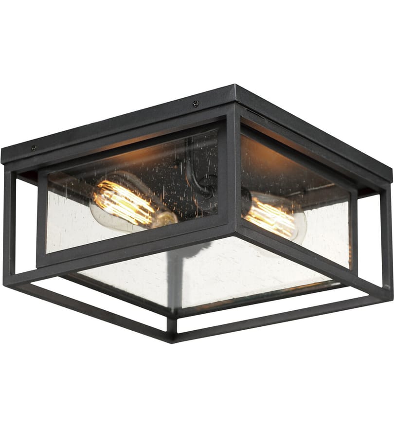 Maxim Lighting - 3031CDBK - Cabana 12" Outdoor Flush Mount by Maxim Lighting