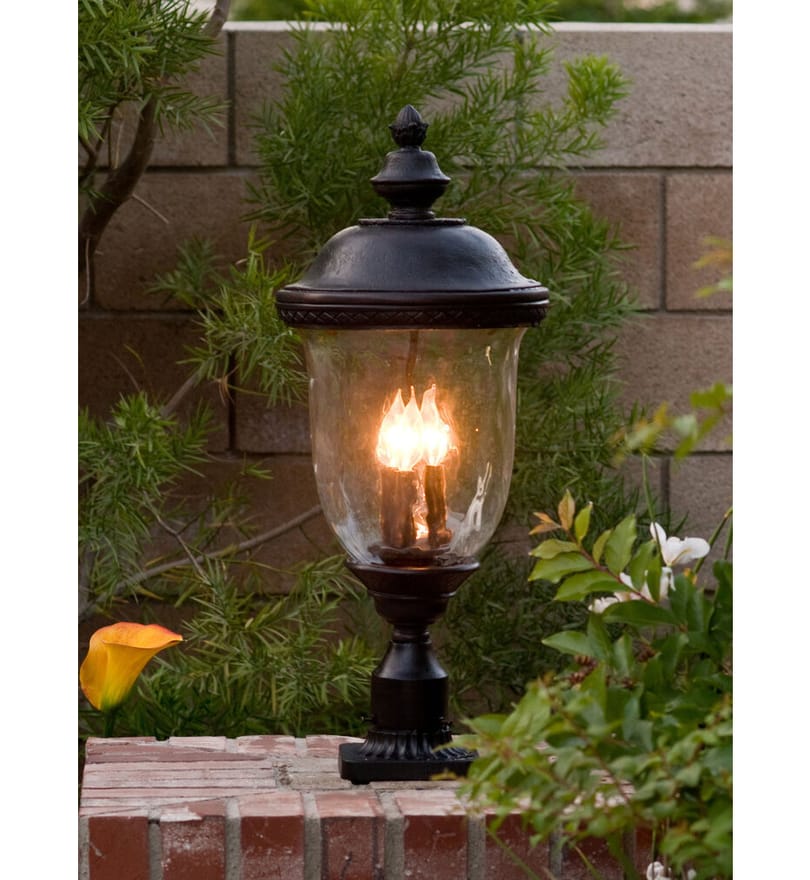 Maxim Lighting - 3421WGOB - Carriage House 29" 3 Light Incandescent Outdoor Post Light by Maxim Lighting - Image 8