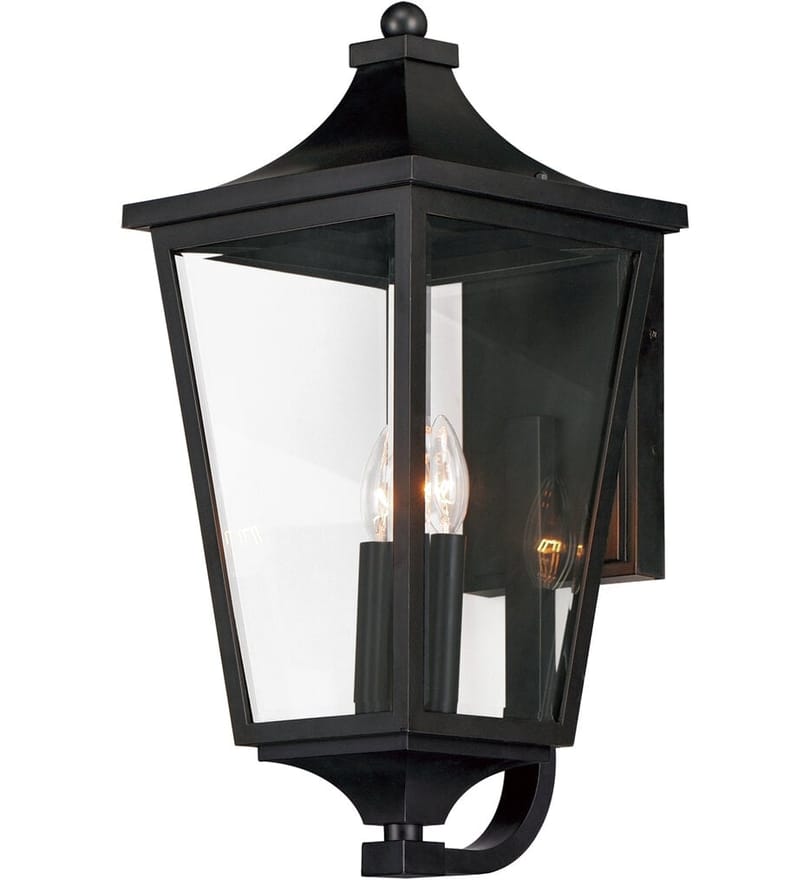 Maxim Lighting - 40235CLBK - Sutton Place VX 22" Outdoor Sconce by Maxim Lighting