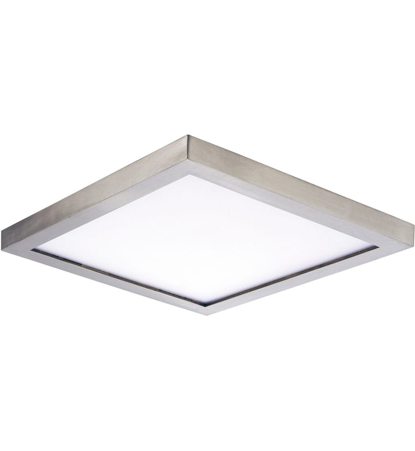 Maxim Lighting - 58722WTSN - Wafer 7" Flush Mount by Maxim Lighting