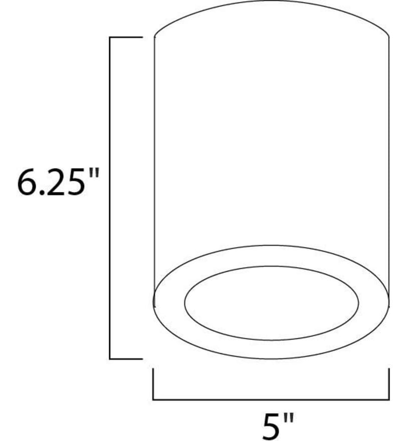 Maxim Lighting - Lightray 5" Outdoor Flush Mount by Maxim Lighting - Image 2
