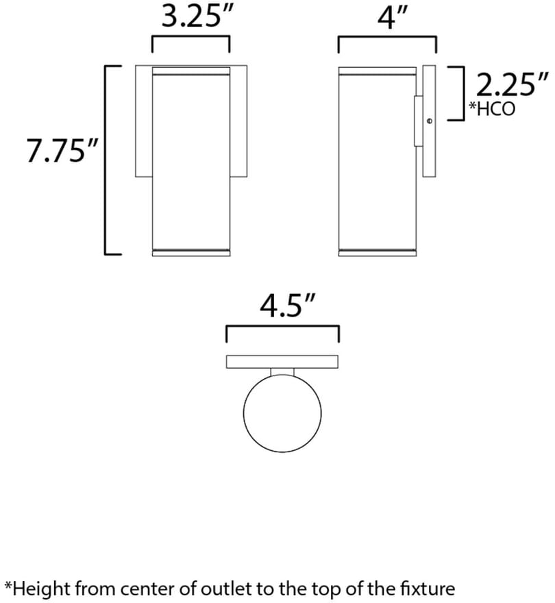 Maxim Lighting - 86221WT - Caldera 7.75" Outdoor Wall Sconce by Maxim Lighting - Image 2