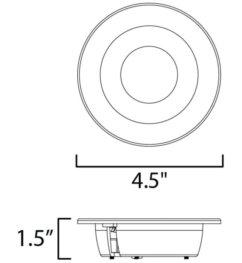 Maxim Lighting - Crisp 4.5" Flush Mount by Maxim Lighting - Image 2