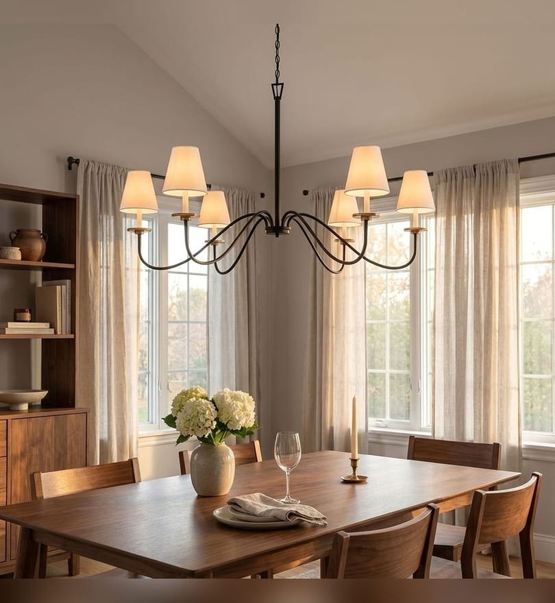 Meridian - M100106BNB - Meridian 60" Chandelier by Meridian - Image 2