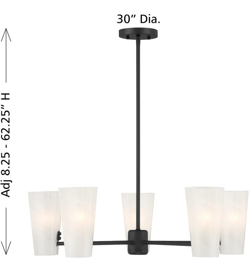 Meridian - Meridian 30" Chandelier by Meridian - Image 6