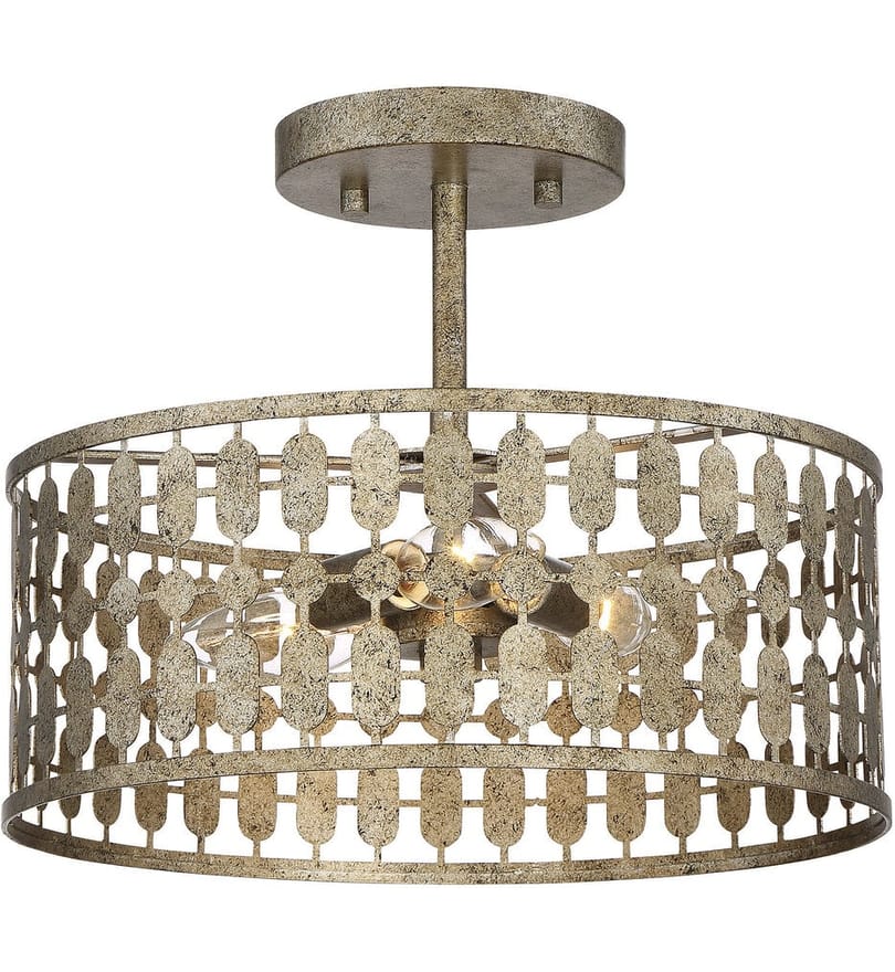 Meridian - M60038OG - Meridian 12" Semi-Flush Mount by Meridian