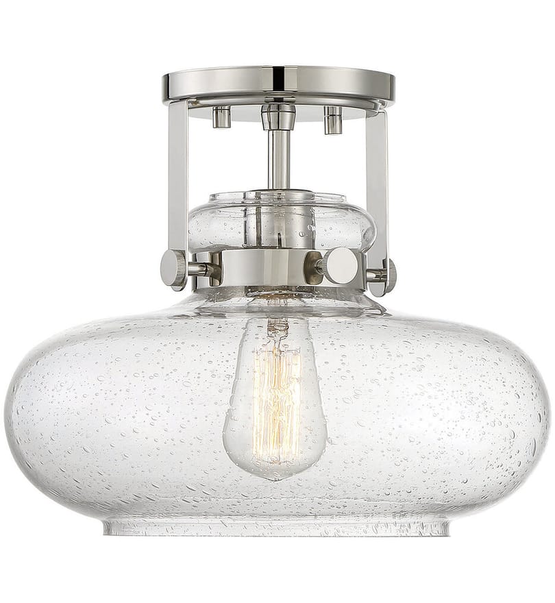 Meridian - Meridian 12" Semi-Flush Mount by Meridian - Image 2