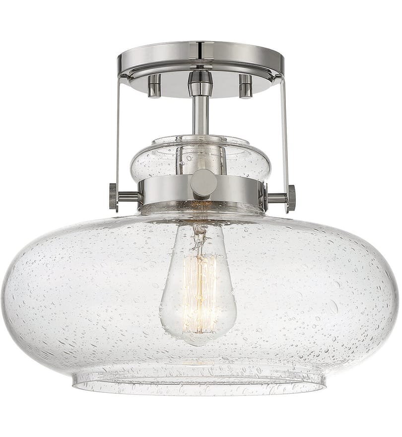 Meridian - Meridian 12" Semi-Flush Mount by Meridian - Image 6