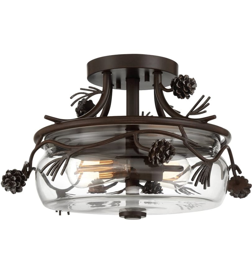 Minka-Lavery - 2753-694 - Ponderosa Ridge 16" Semi-Flush Mount by Minka-Lavery