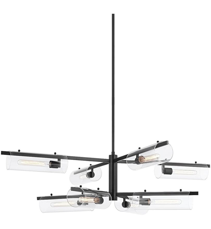 Mitzi - H326808-SBK - Ariel 52.75" Chandelier by Mitzi