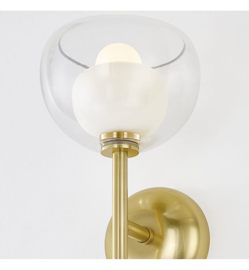 Mitzi - H813101-AGB - Cortney 17.25" Wall Sconce by Mitzi - Image 2