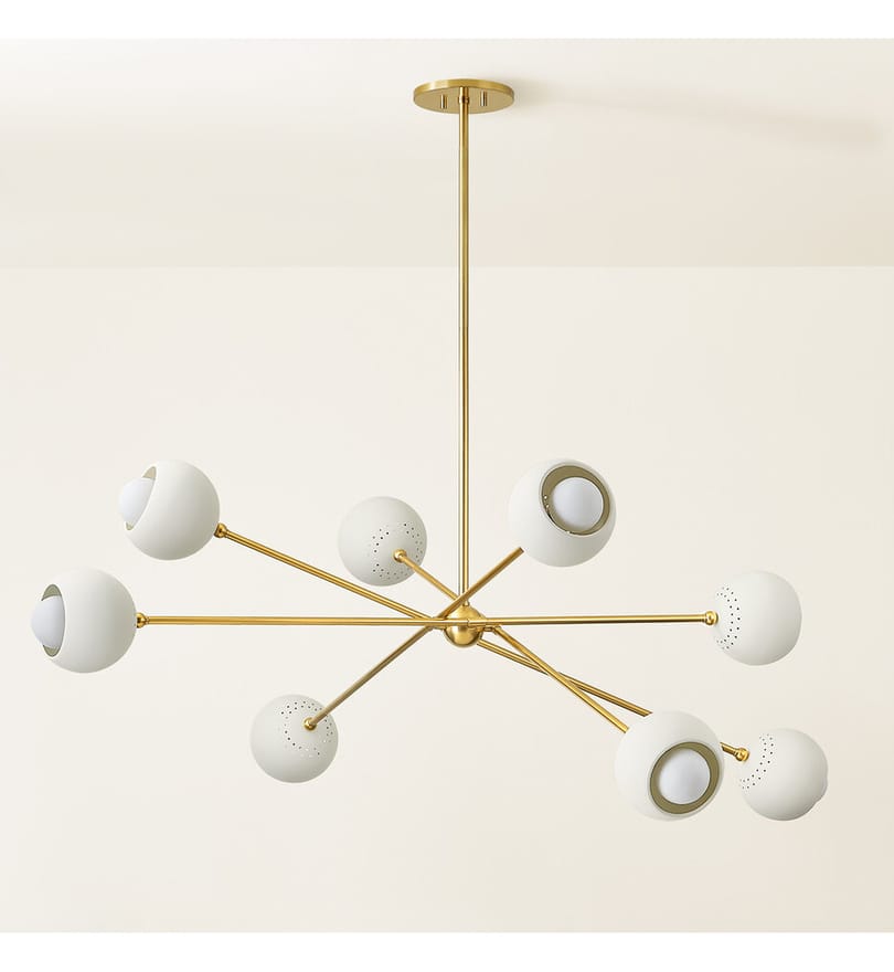 Mitzi - H832808-AGB/SCR - Saylor 53.75" Chandelier by Mitzi - Image 3