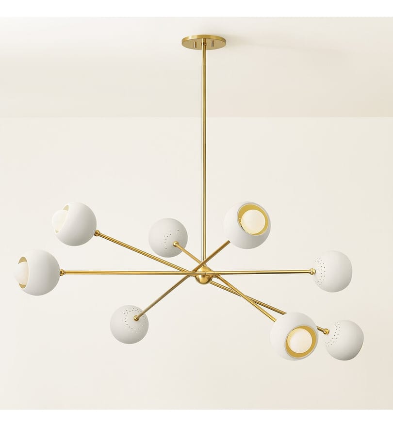 Mitzi - H832808-AGB/SCR - Saylor 53.75" Chandelier by Mitzi - Image 4