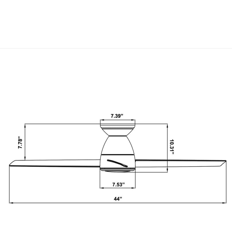 Modern Forms - Tip Top Flush Mount Fan by Modern Forms - Image 2