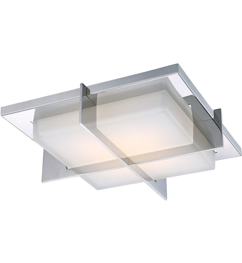 Modern Forms - FM-4716-SS - Razor 15.8" Flush Mount by Modern Forms