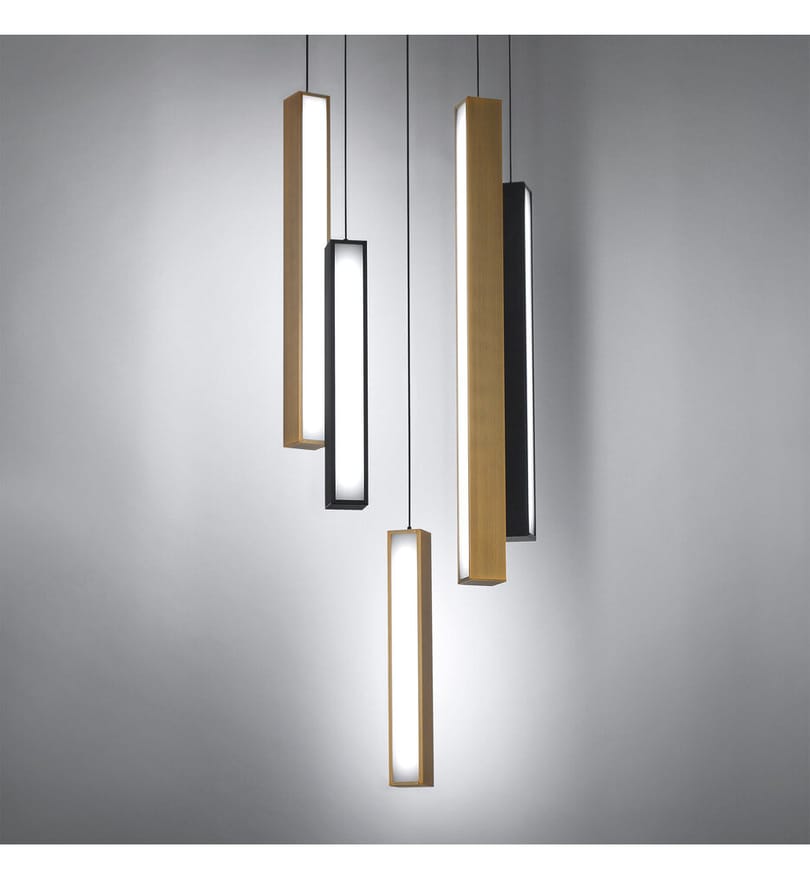 Modern Forms - PD-64805R-BK/AB-BK - Chaos 17" Pendant by Modern Forms - Image 4