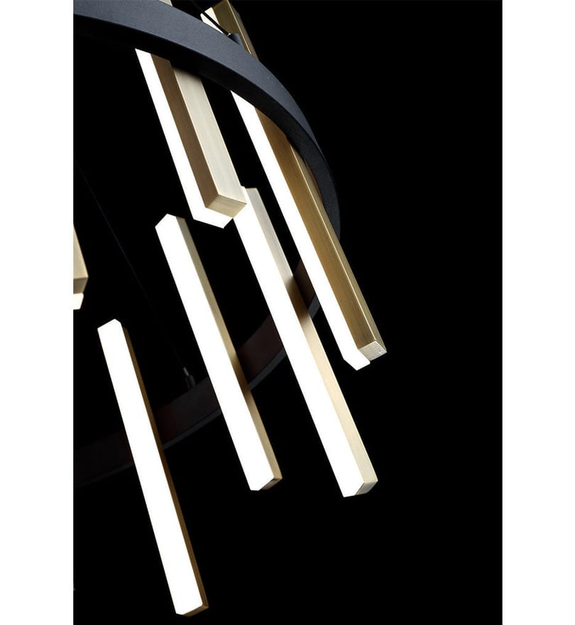 Modern Forms - PD-87924-BK/AB - Harmonix 24" Chandelier by Modern Forms - Image 2