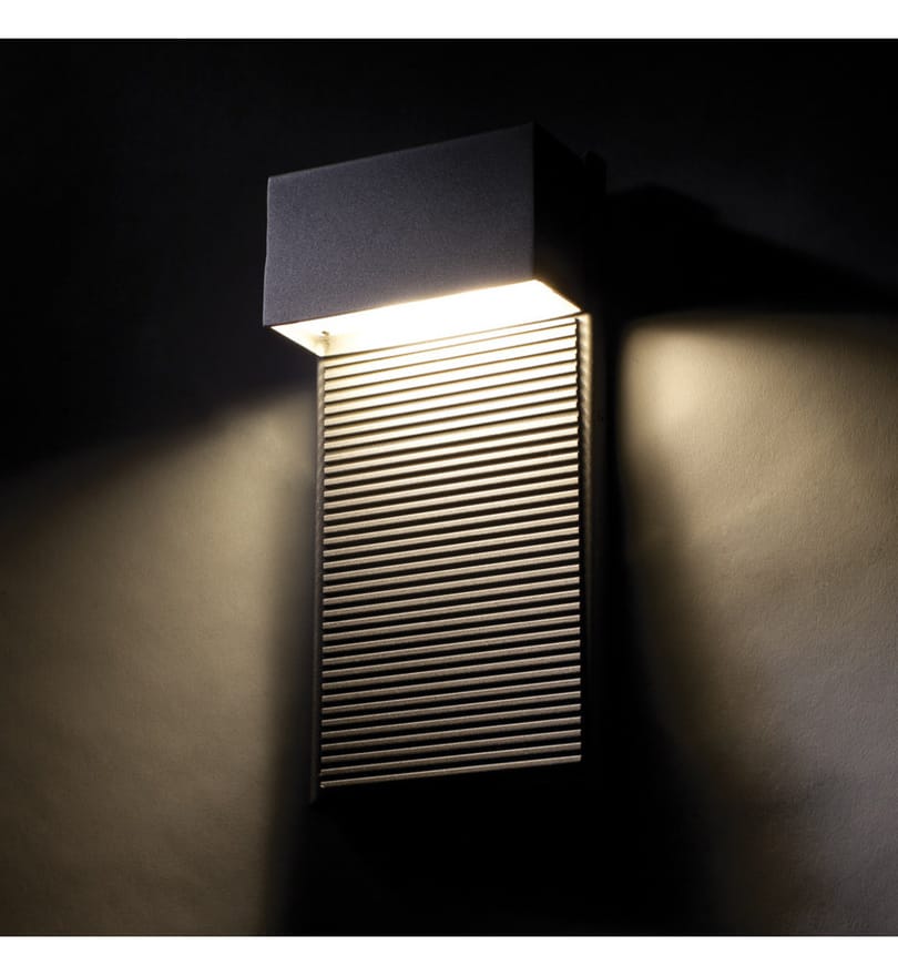 Modern Forms - WS-W2308-BK - Hiline 8" Outdoor Wall Sconce by Modern Forms - Image 2