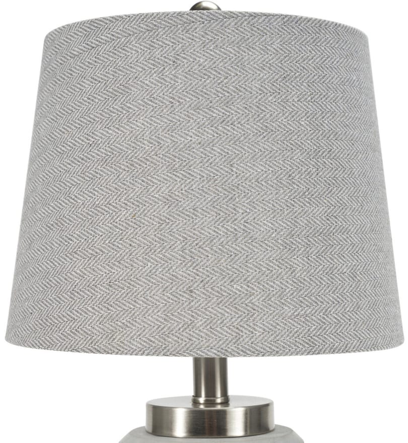 Nourison - 848783007393 - Patterned Concrete 21" Table Lamp by Nourison - Image 6