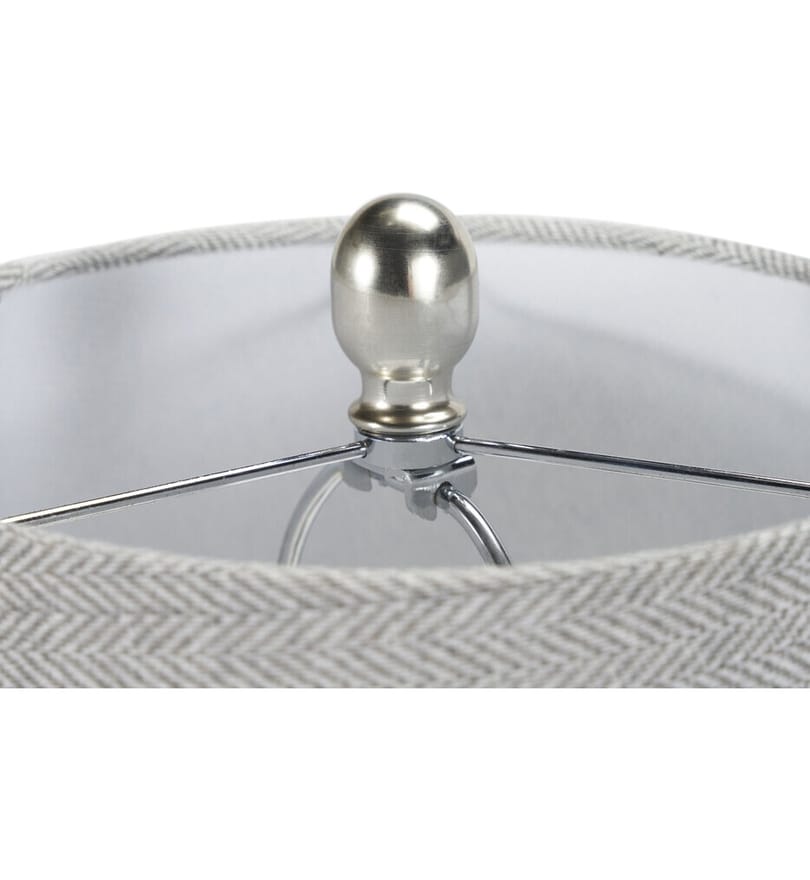 Nourison - 848783007393 - Patterned Concrete 21" Table Lamp by Nourison - Image 7
