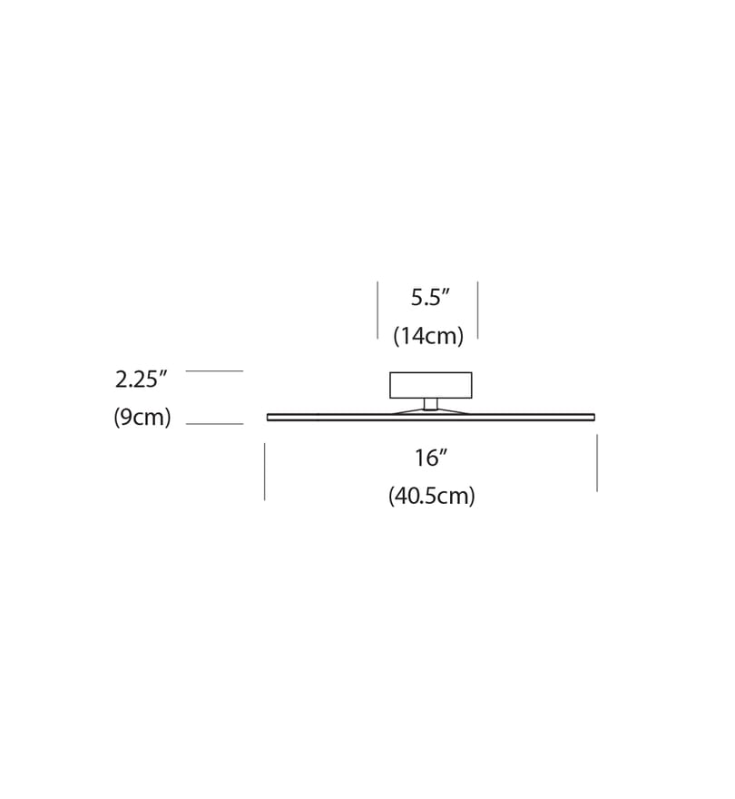 Pablo Designs - CIRC FSH 16 WHT - Circa 16" Flush Mount by Pablo Designs - Image 3