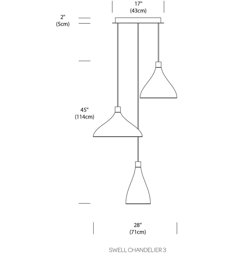 Pablo Designs - Swell 28" Chandelier by Pablo Designs - Image 2