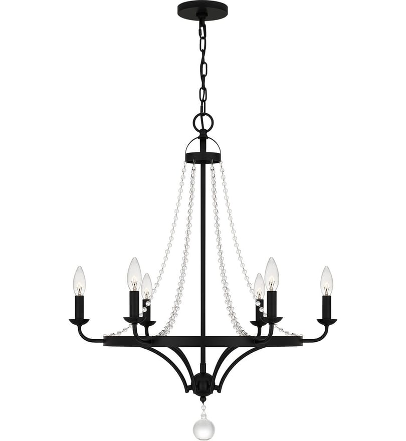 Quoizel - ADL5026MBK - Adelaide 26" Chandelier by Quoizel - Image 5