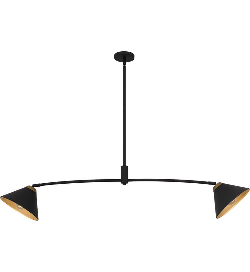 Quoizel - ALS252MBK - Alscott 52" Island Light by Quoizel - Image 4