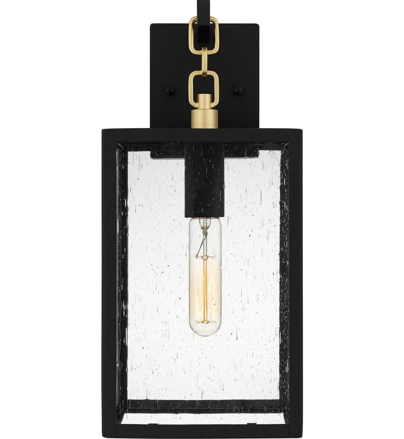 Quoizel - ANC8407MBK - Anchorage 16" Outdoor Wall Sconce by Quoizel - Image 2