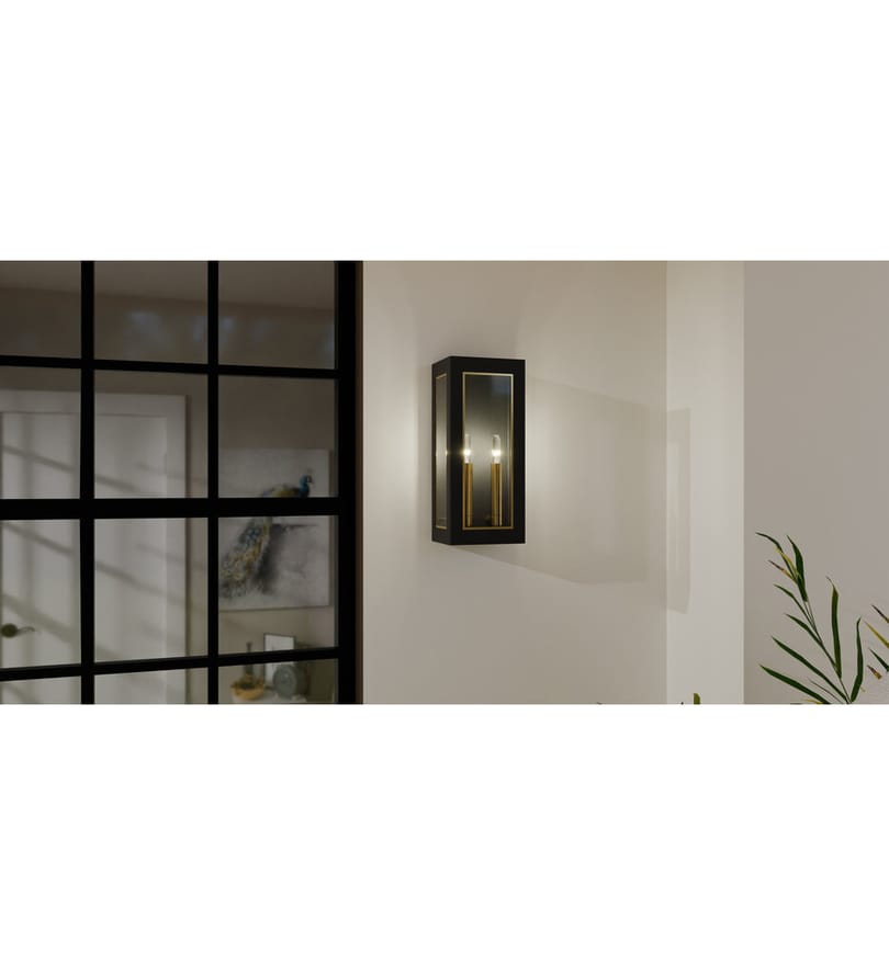 Quoizel - BBN8406MBK - Bourbon 15" Outdoor Wall Sconce by Quoizel - Image 3