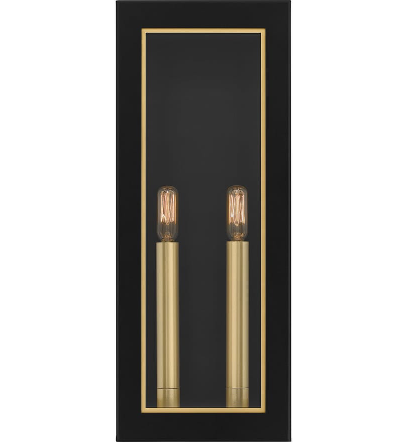 Quoizel - BBN8407MBK - Bourbon 19" Outdoor Wall Sconce by Quoizel - Image 6