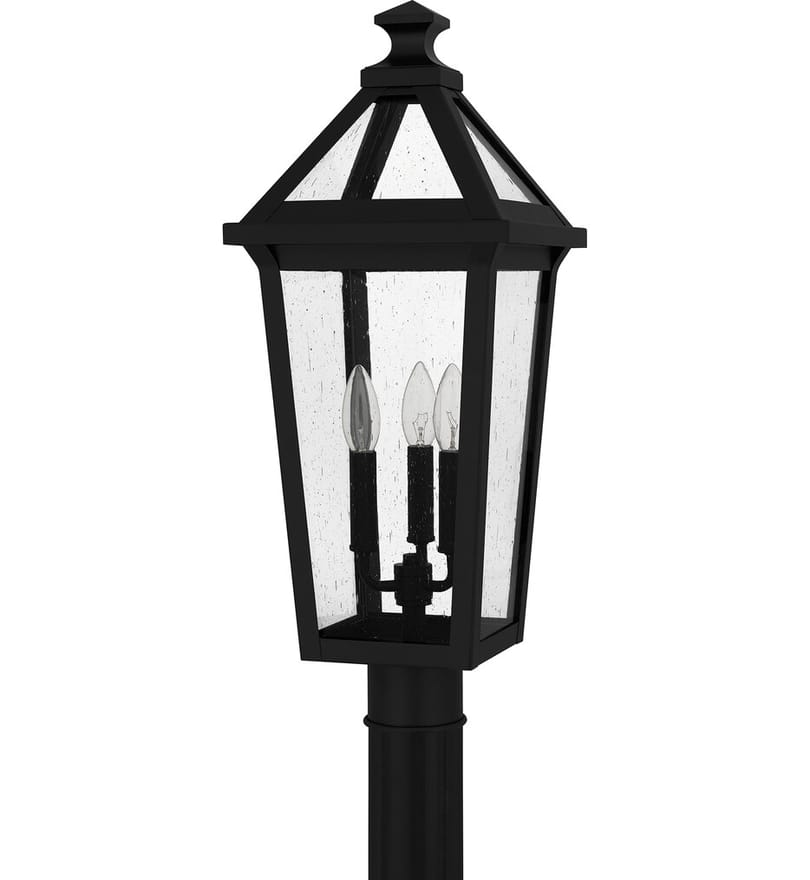 Quoizel - BLV9009MBK - Boulevard 23.75" Outdoor Post Light by Quoizel - Image 4