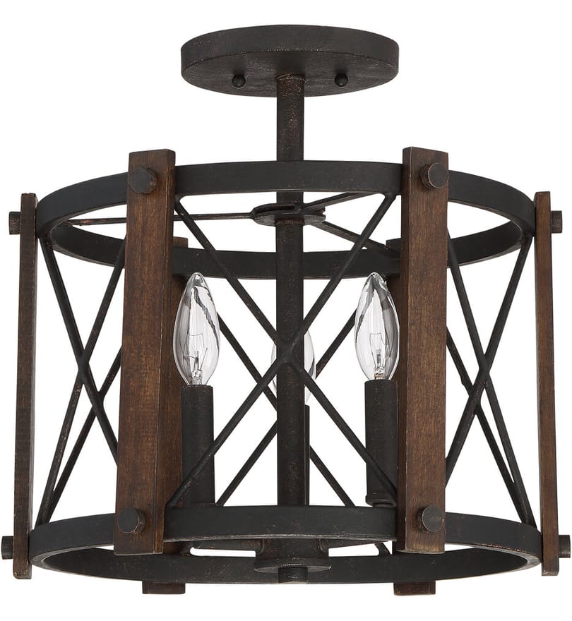 Quoizel - BRO1715MK - Baron 15" Semi-Flush Mount by Quoizel - Image 6