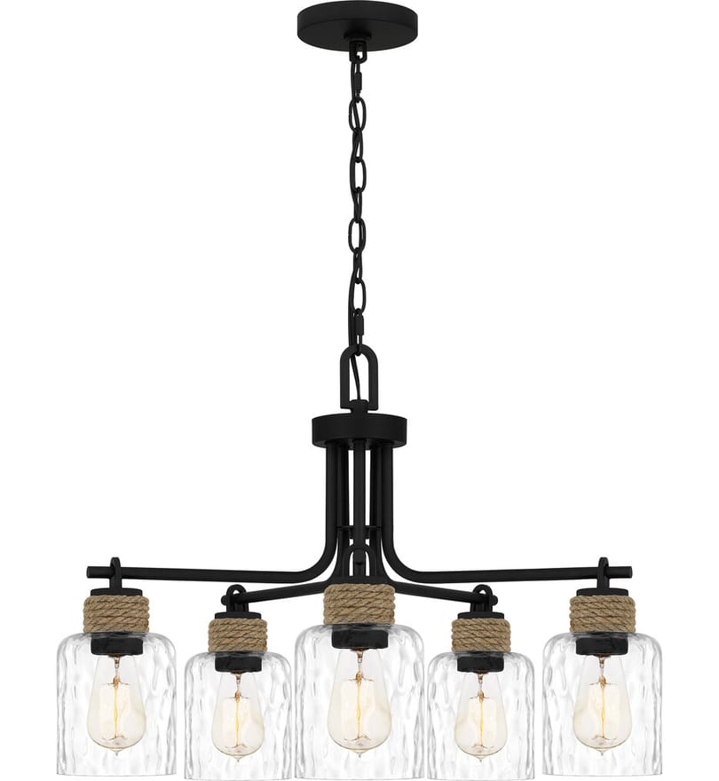 Quoizel - BTC5025MBK - Baltic 25.5" Chandelier by Quoizel - Image 5