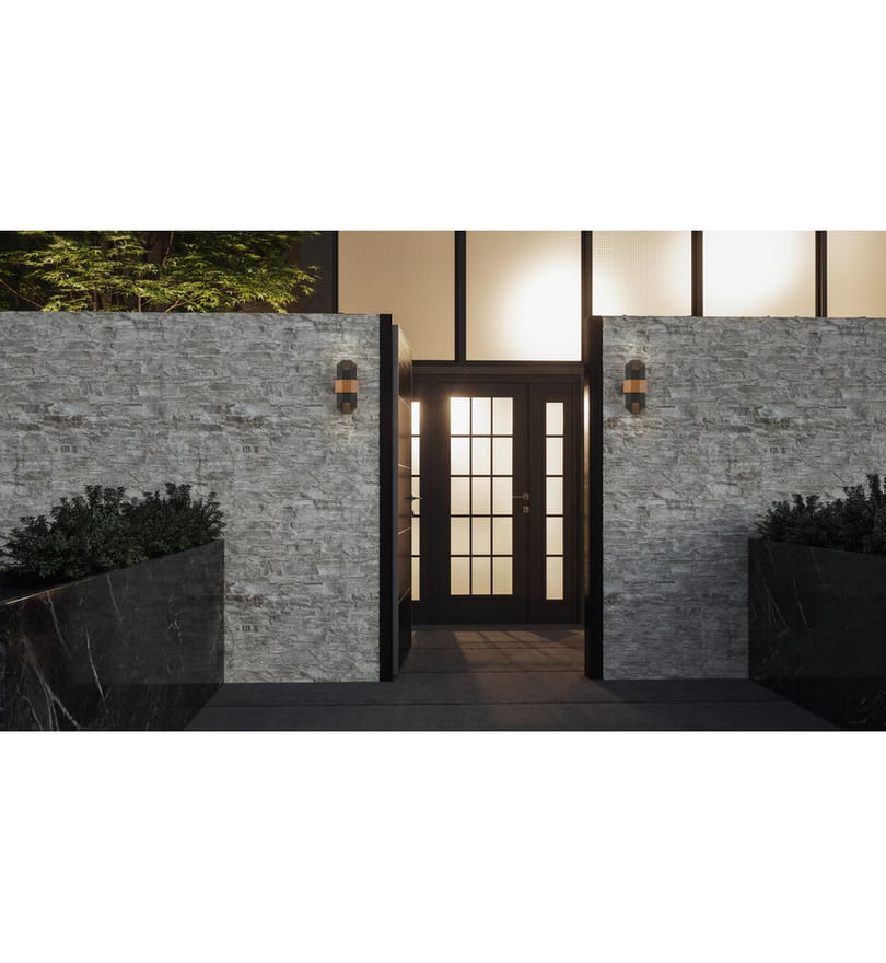 Quoizel - CHS8307MBK - Chasm 15.25" Outdoor Lantern by Quoizel - Image 2