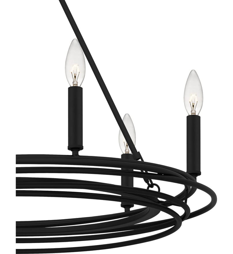 Quoizel - CPE5025MBK - Calliope 26.5" Chandelier by Quoizel - Image 3
