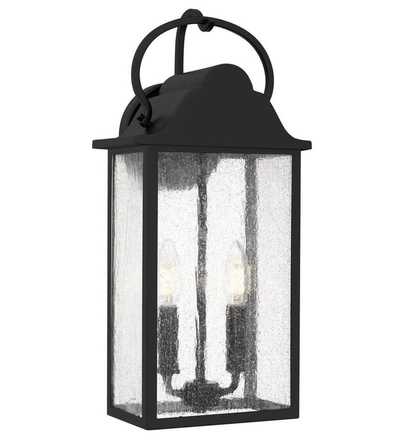 Quoizel - DAM8407MBK - Damian 18-inch Outdoor Wall Sconce by Quoizel