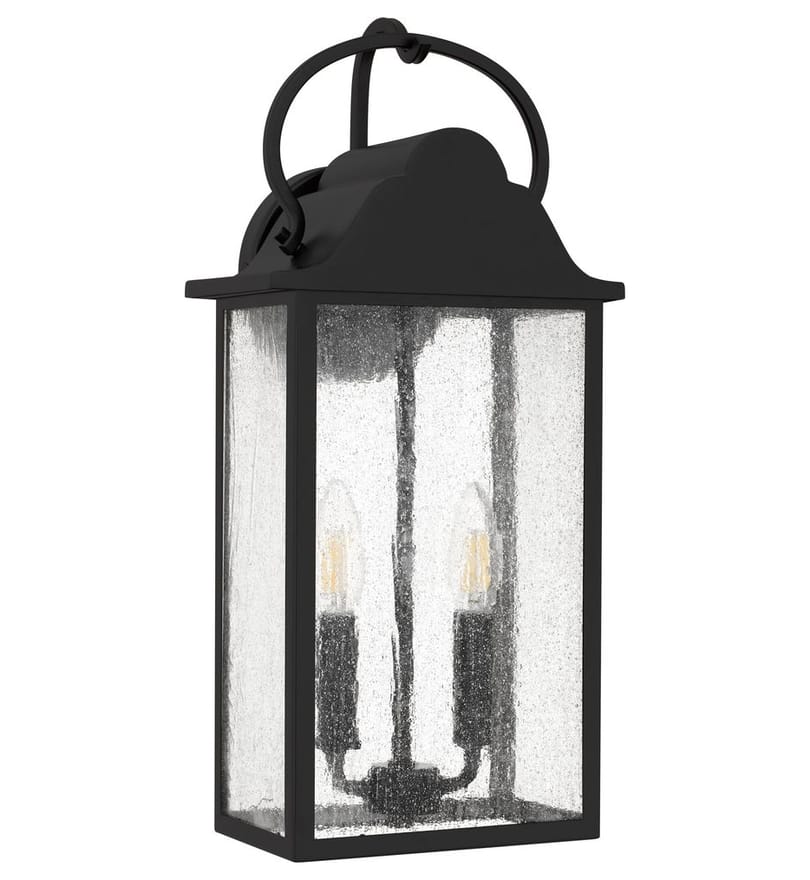 Quoizel - DAM8407MBK - Damian 18-inch Outdoor Wall Sconce by Quoizel - Image 4
