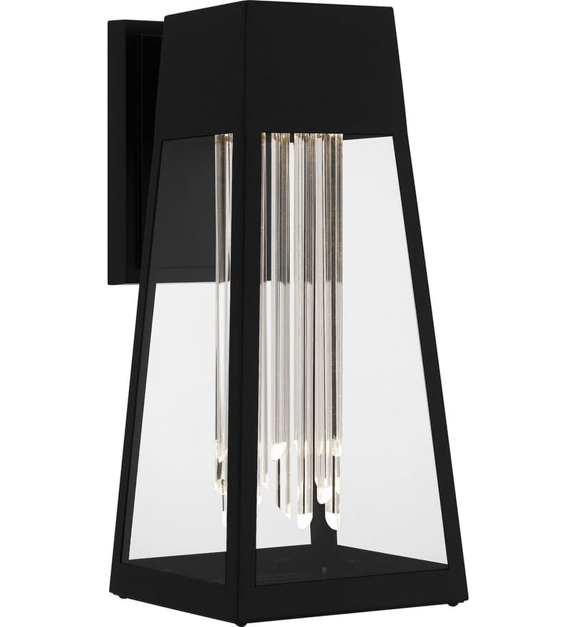Quoizel - GIN8406MBK - Guinn 14.25" Outdoor Wall Sconce by Quoizel