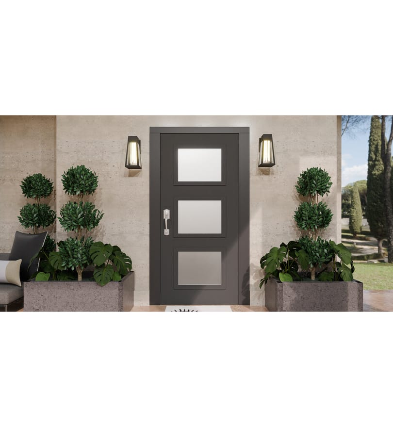 Quoizel - GIN8406MBK - Guinn 14.25" Outdoor Wall Sconce by Quoizel - Image 3