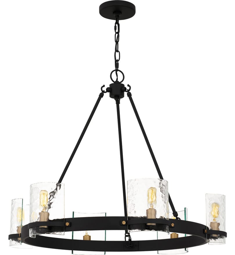 Quoizel - GLC5028MBK - Gloucester 28.25" Chandelier by Quoizel