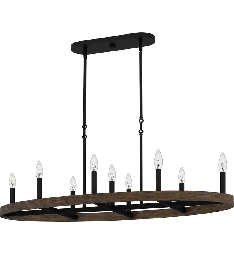 Quoizel - HDR842MBK - Hendrix 42" Island Light by Quoizel - Image 3