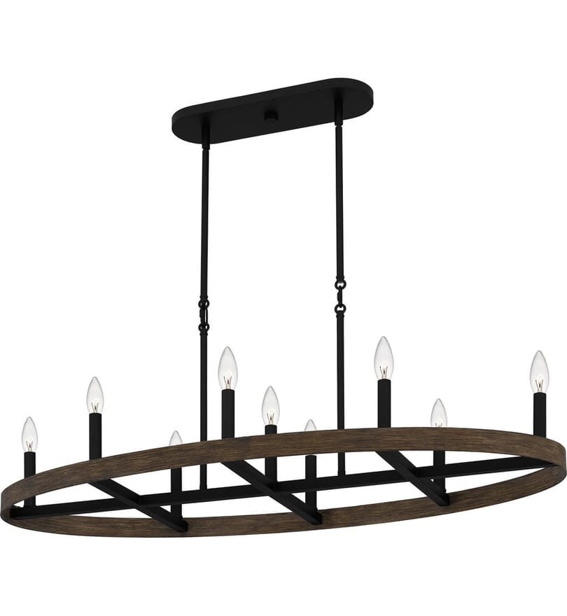 Quoizel - HDR842MBK - Hendrix 42" Island Light by Quoizel