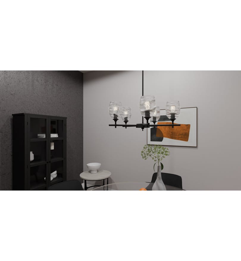 Quoizel - LCY5025MBK - Lucy 25" Chandelier by Quoizel - Image 3