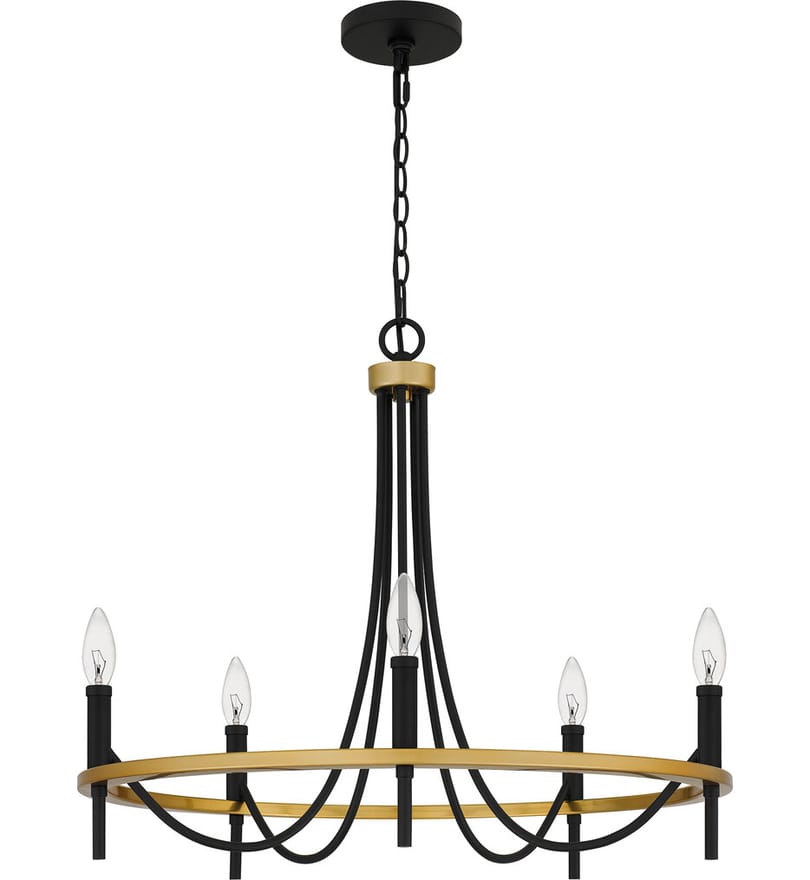 Quoizel - LGR5026MBK - Legare 26" Chandelier by Quoizel - Image 7