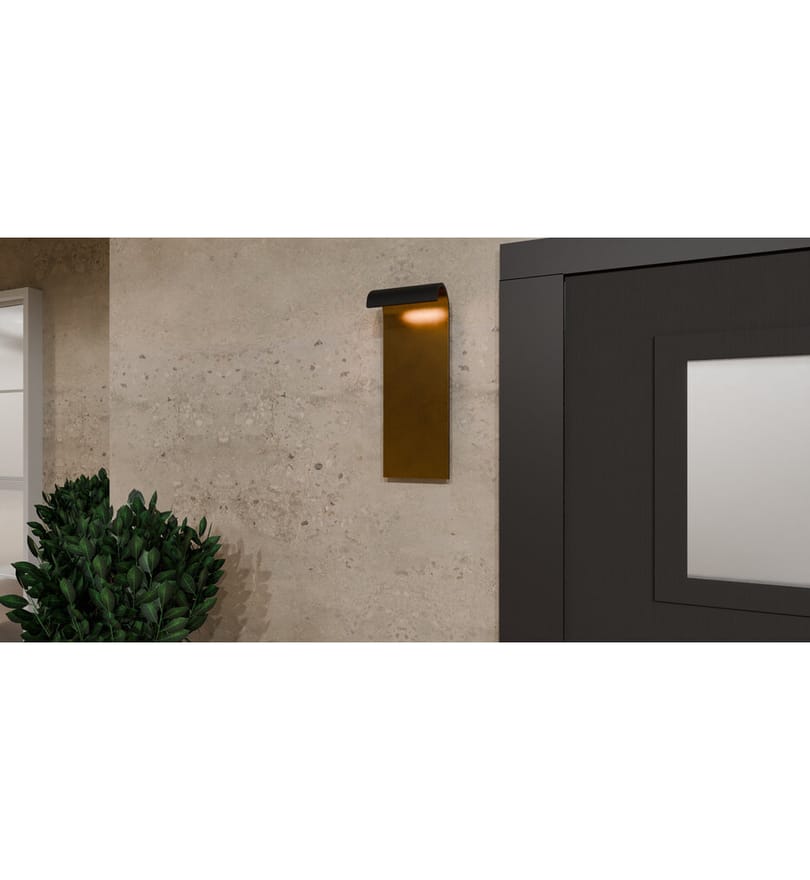 Quoizel - LNR8406MBK - Lunar 16" Outdoor Wall Sconce by Quoizel - Image 2
