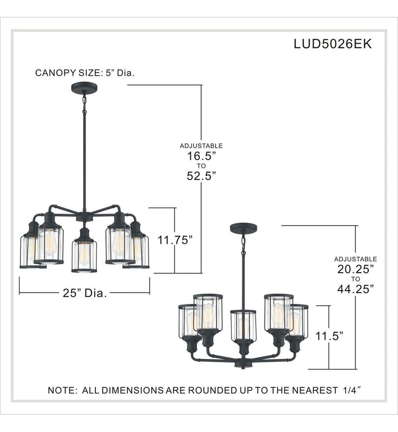 Quoizel - LUD5026EK - Ludlow 25" Chandelier by Quoizel - Image 2