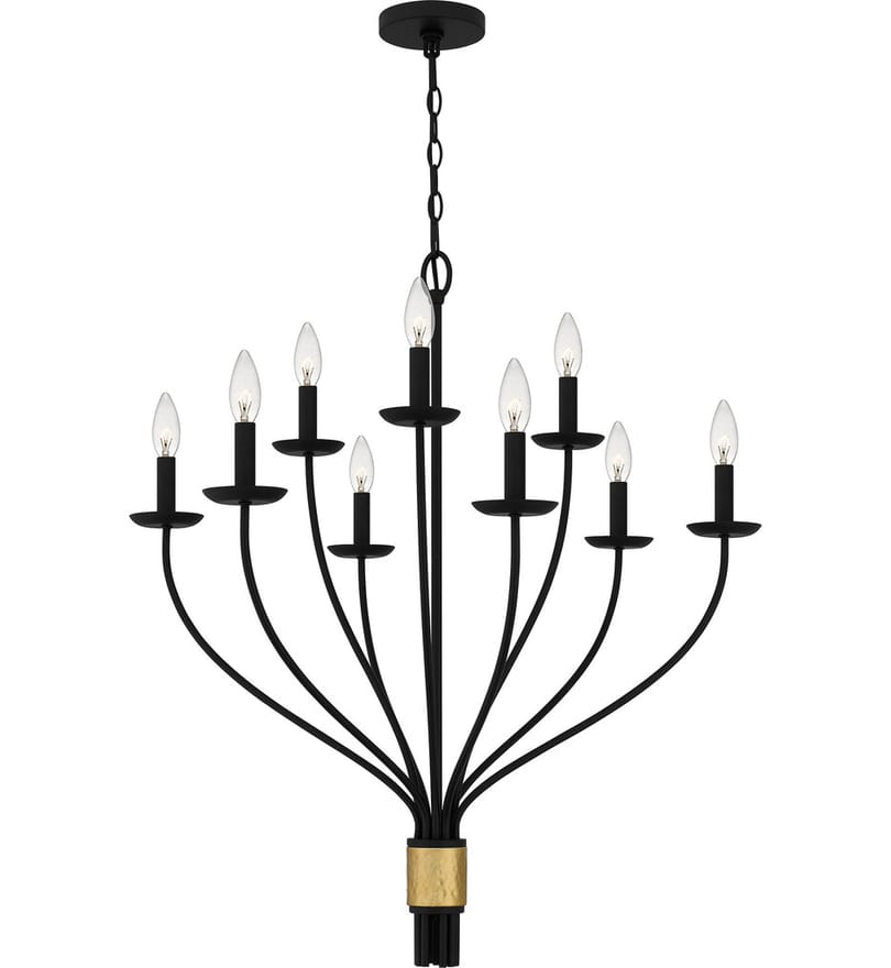 Quoizel - MAG5032MBK - Margaret 32" Chandelier by Quoizel - Image 11