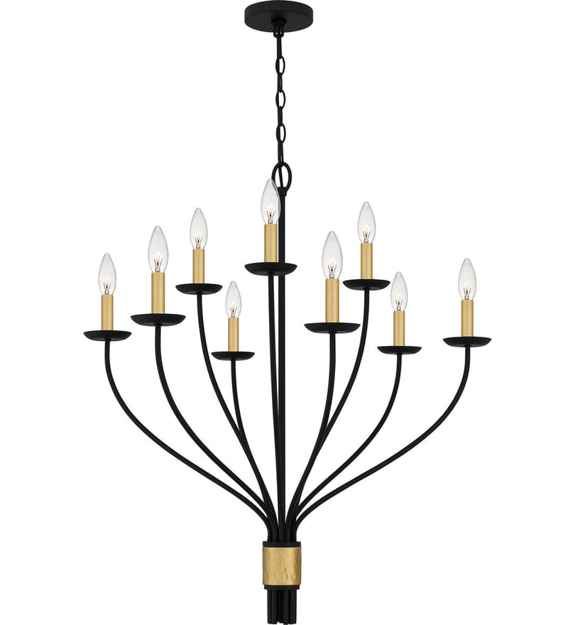 Quoizel - MAG5032MBK - Margaret 32" Chandelier by Quoizel - Image 9
